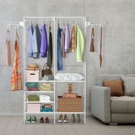 66.1x42.1x14.2in Perfect 4 layers of shelves Closet Organizing rack